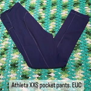 Athleta side pocket high rise xxs